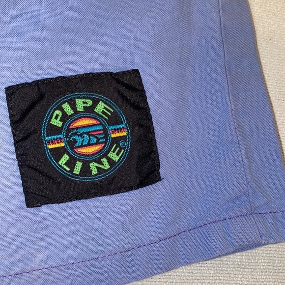 Pipeline men’s vintage blue swim trunks size large - Picture 2 of 7
